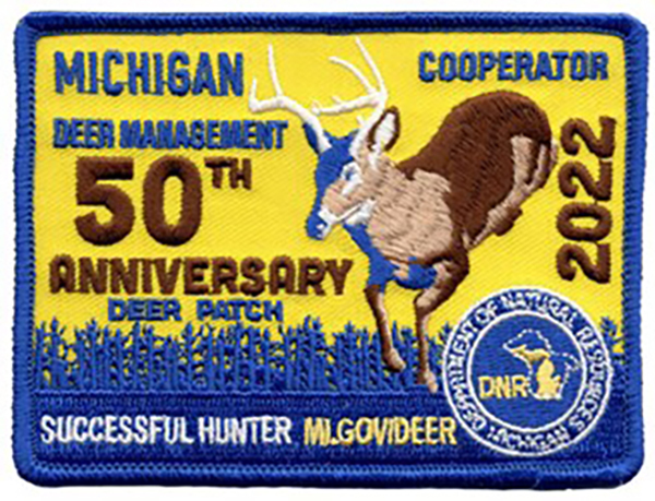 Introducing the 2022 deer management cooperator patch – and where to get one